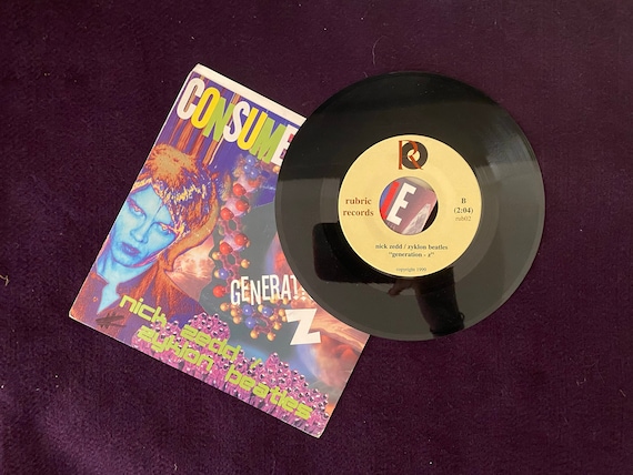 Nick Zedd - Zyklon B - Generation Z / Consume and Die - 45 Vinyl