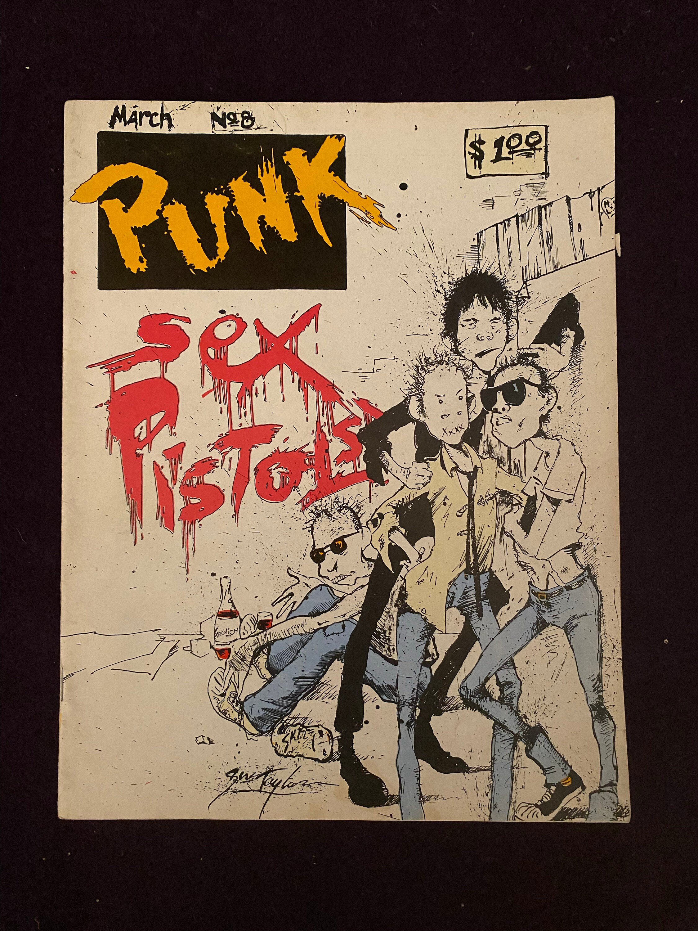 Punk Magazine - Sex Pistols - #8 - 1976 *vintage* From Nick