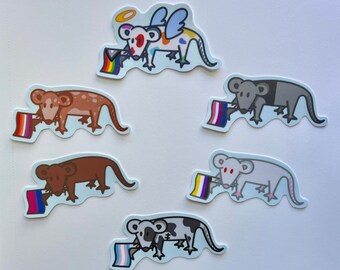 Happy Pride Rats - LGBTQ+ - Rats - Stickers