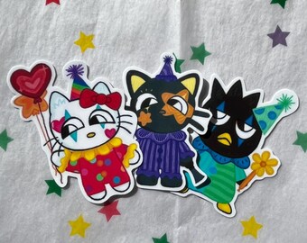 Sanrio Clown Stickers
