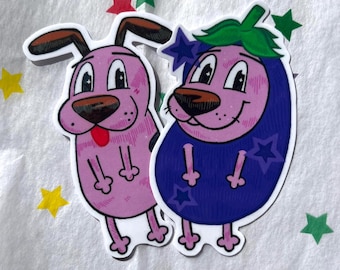 Courage the Cowardly Dog Stickers
