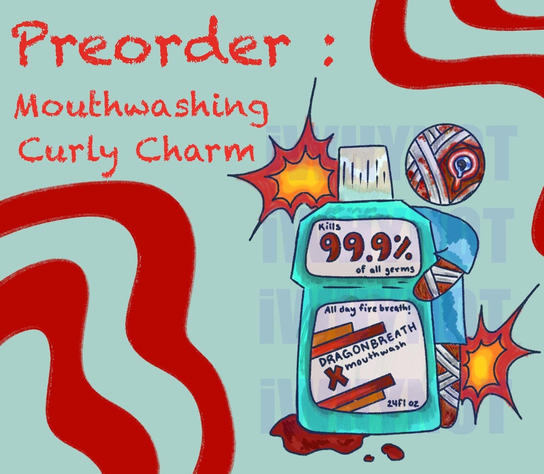 PREORDER: MOUTHWASHING Curly Charm - Etsy