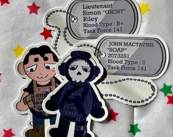 CoD Stickers l Soldiers & Dog Tags