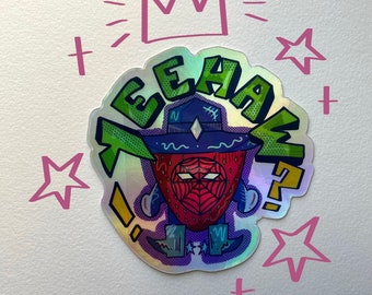 Berry Cowboy - Holografic Sticker