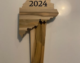 Made in Maine Turkey fan mounting plaque.