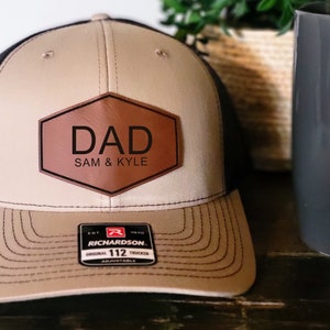 Dad Hat | Richardson 112 | Custom Dad Hat |Personalized Dad Hat | Dad Gift With Kids Names | Dad Gift From Kids | New Dad | Custom Hat