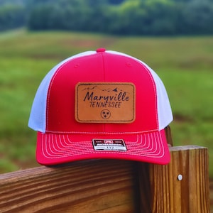Hometown Hats!! Personalized Richardson 112 Snapback Hat with Custom Hometown Patch, City Pride Baseball Cap Gift, Gift for him,Gift for Her