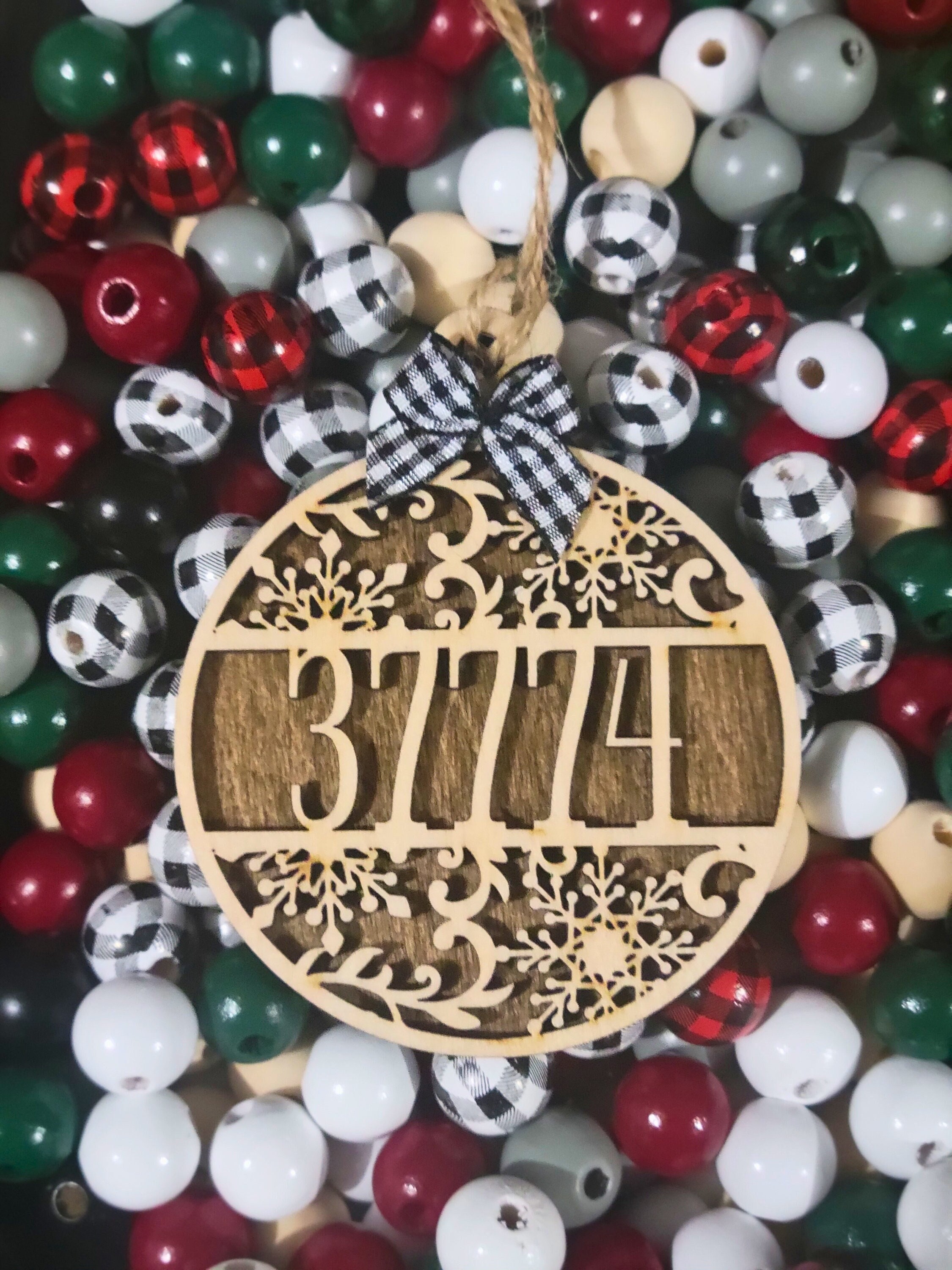Celebrate Your Hometown With Our Custom Zip Code Wood Ornament Celebrate Your Hometown With Our Custom Zip Code Wood Ornament
