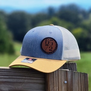 Custom Patch Hat |Bulk Pricing| Leatherette|Richardson 112|Company LOGO|School Spirit|Sports|Trucker Style
