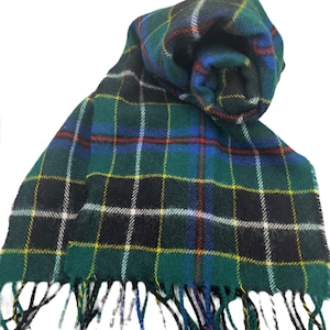 Cornish Hunting Tartan Wool Scarf