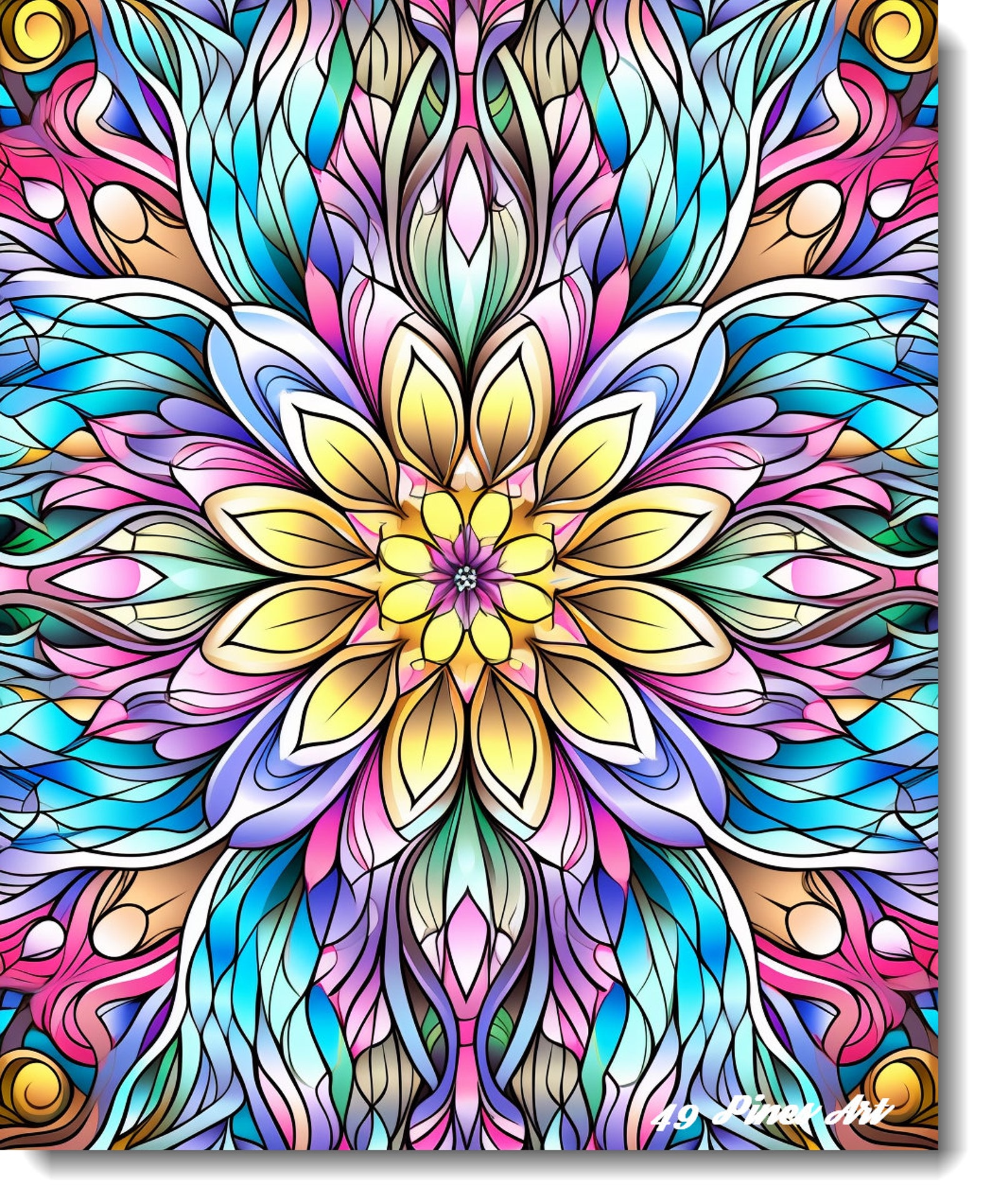 30 Printable Mandala Coloring Pages + 1 Full Color - Adults + Kids ...