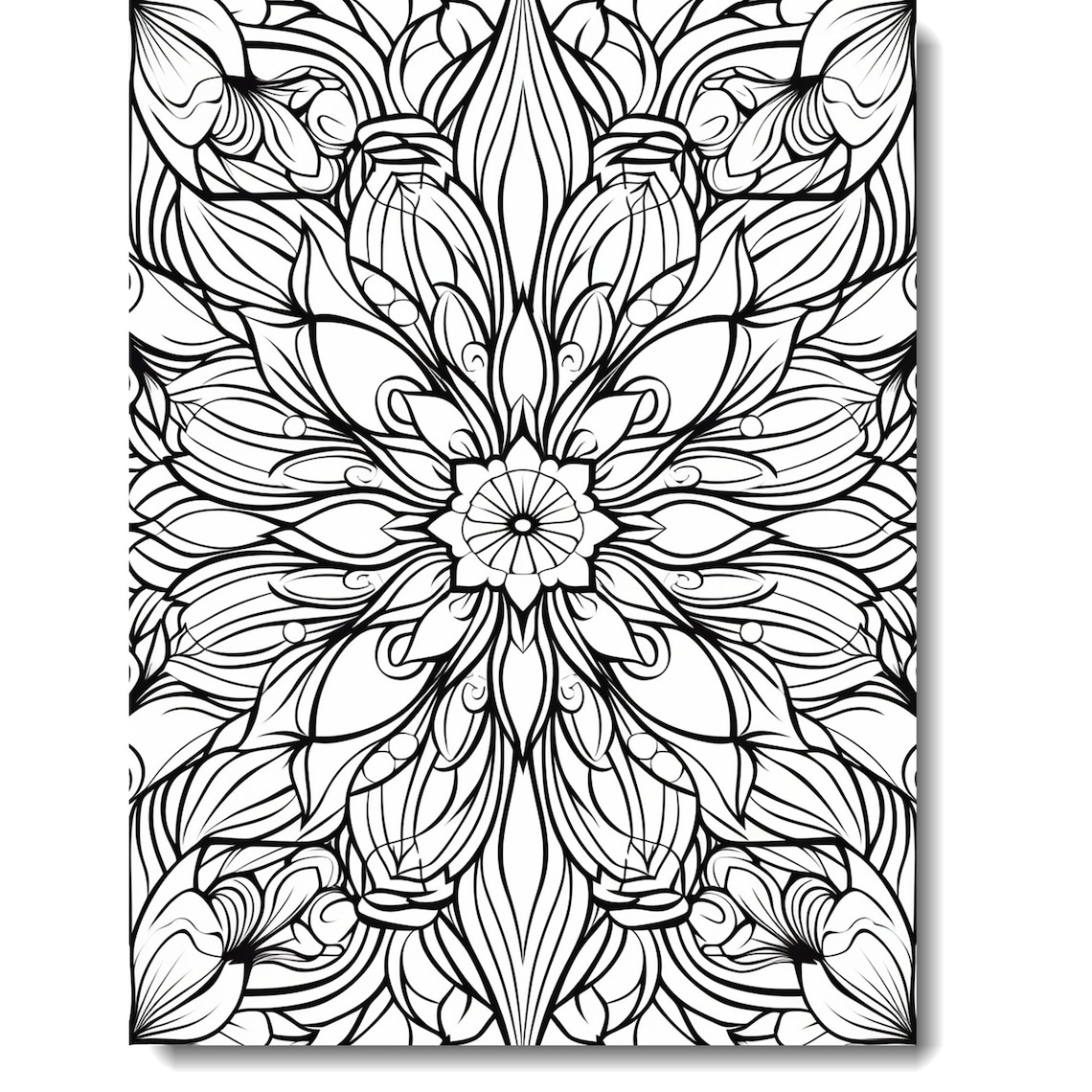 30 Printable Mandala Coloring Pages + 1 Full Color - Adults + Kids ...
