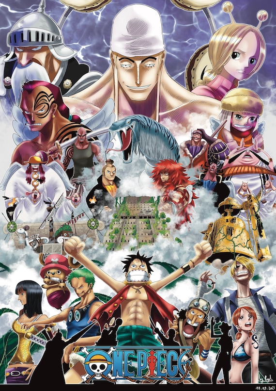Poster One Piece Skypiea A2 