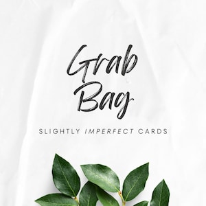 Slightly Imperfect Cards | Grab Bag | Handmade Greeting Card