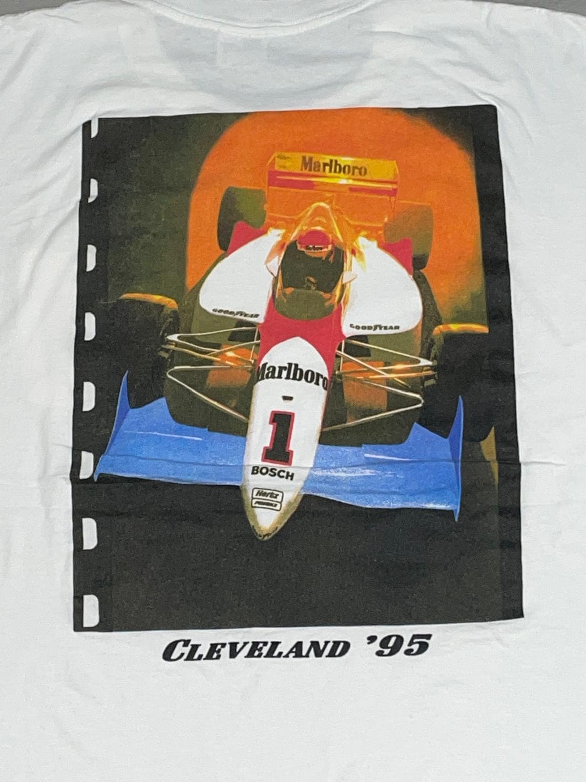 90s Marlboro × TEAM PENSKE マルボロ vintage Vintage 90s Marlboro Team Penske Racing Pocket Tee Cleveland 1995