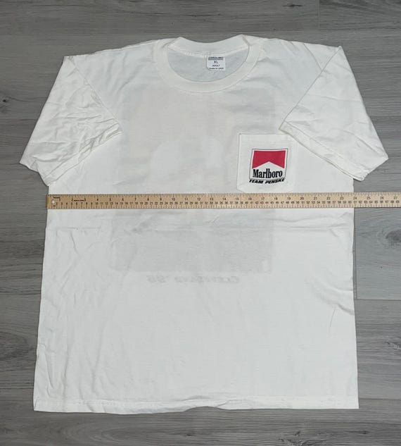 90s Marlboro × TEAM PENSKE マルボロ vintage Vintage 90s Marlboro Team Penske Racing Pocket Tee Cleveland 1995