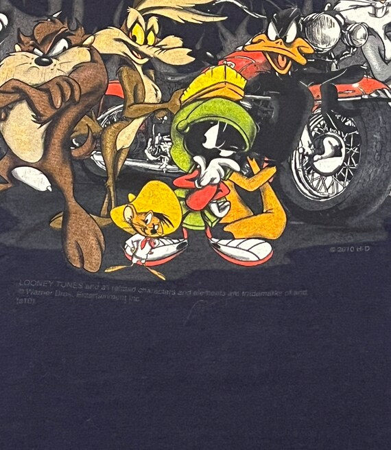 Vintage Harley Davidson Daffy Duck Looney Tunes Warner Bros