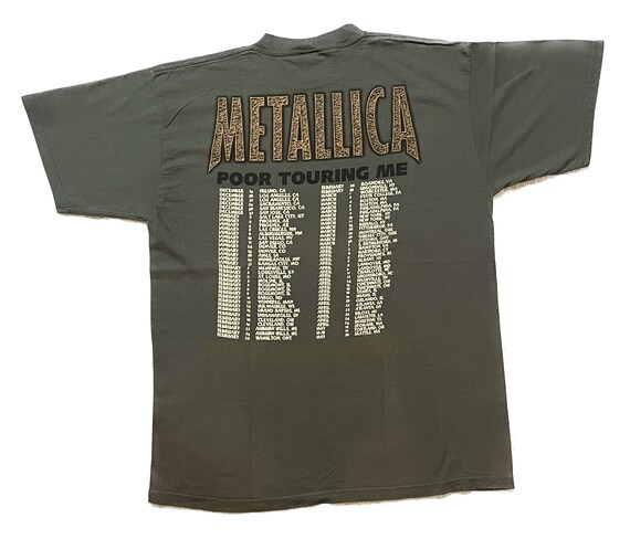Vintage 1996 Metallica Poor Touring Me, North America, Made in USA 