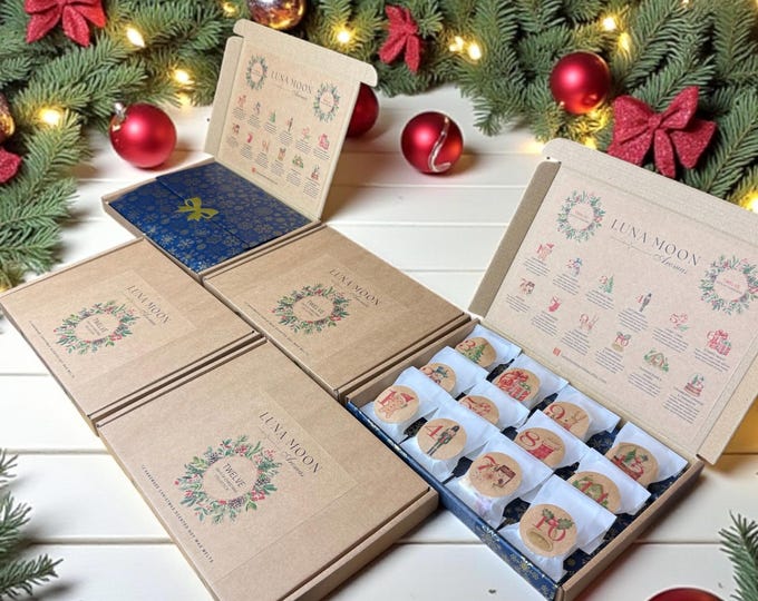 Christmas Wax Melts. 12 Days of Christmas Wax Melts Calendar, Botanical ...