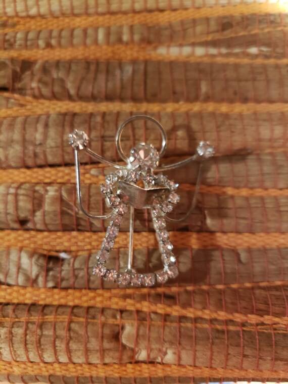 Jeweled Angel Pin