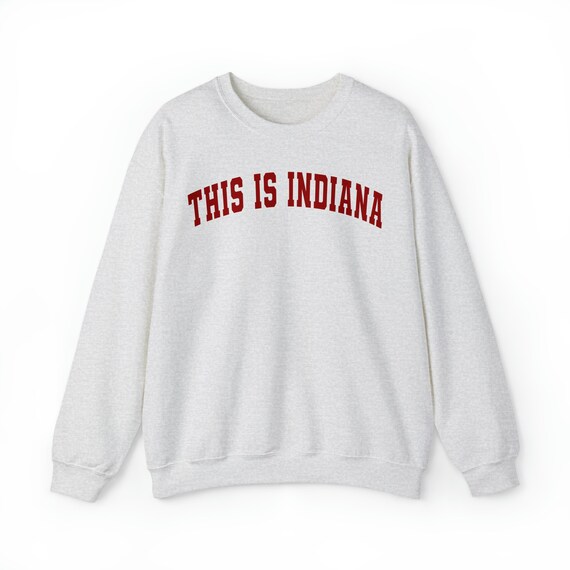 Indiana University Hoosiers this is Indiana Crewneck Sweatshirt Etsy Canada