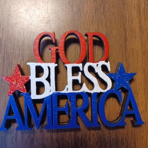 God Bless America magnet
