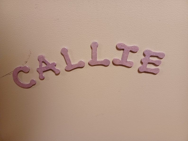Magnetized Names Custom - Etsy