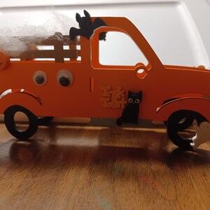 Halloween painted truck
