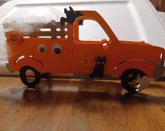Halloween painted truck