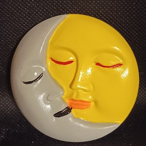 Ceramic Sun/Moon Magnet