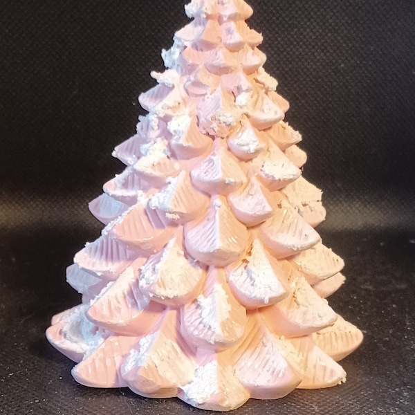 Pink ceramic Christmas tree