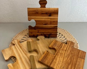 Puzzle Pieces Charcuterie Serving Boards