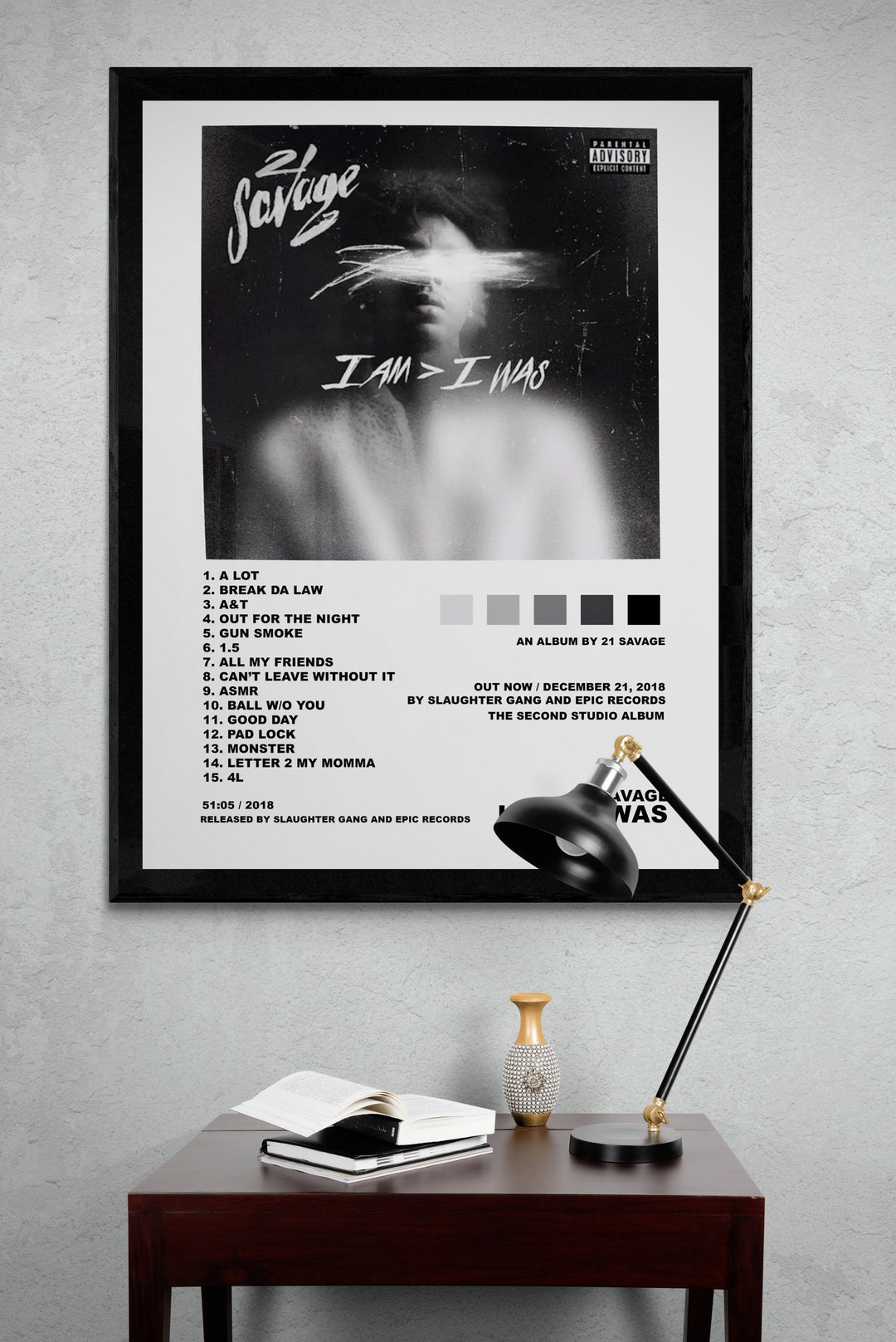21 Savage I Am I Was Poster 21 Savage Album Poster Etsy 21-savage-i-am-i-was-poster-21-savage-album-poster-etsy
