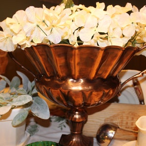 Vintage Cooper Vase with two handles.