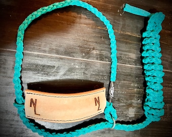 Muletape Goat/Sheep Halter with Leather Noseband