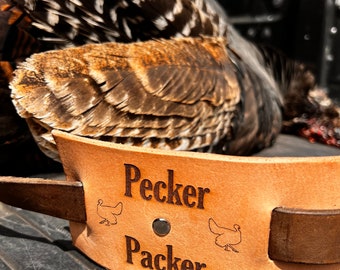 Pecker Packer! Leather Turkey Tote!