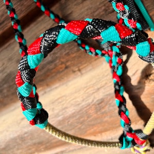 Lariat Noseband Mule Tape Halter w/ Lead!