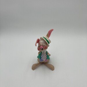 Annalee Easter Boy Bunny Doll Easter Parade Mobiltree Meredith NH 1976 6” tall No Tags