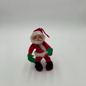 Annalee Santa Doll Christmas Doll Mobiltree Meredith NH 1971 6” tall w/ Tag