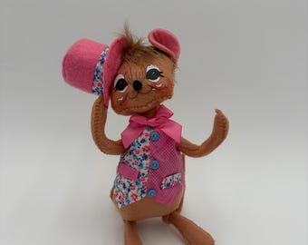 Annalee Springtime Boy Maus Puppe Mobiltree 2016 21 cm groß No Tags