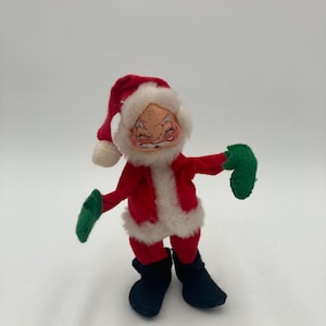 Annalee Santa Doll Mobiltree Meredith NH 1963 7” tall No Tags