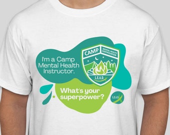 Camp Mental Health Certification (MHC) Instructor T-Shirt for LEAD-Credentialed Instructors
