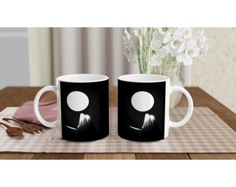 LightonZ Black 11oz Ceramic Mug