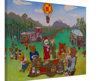 Teddy Bear Picnic Canvas