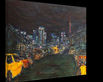 City Lights Street LightonZ Canvas