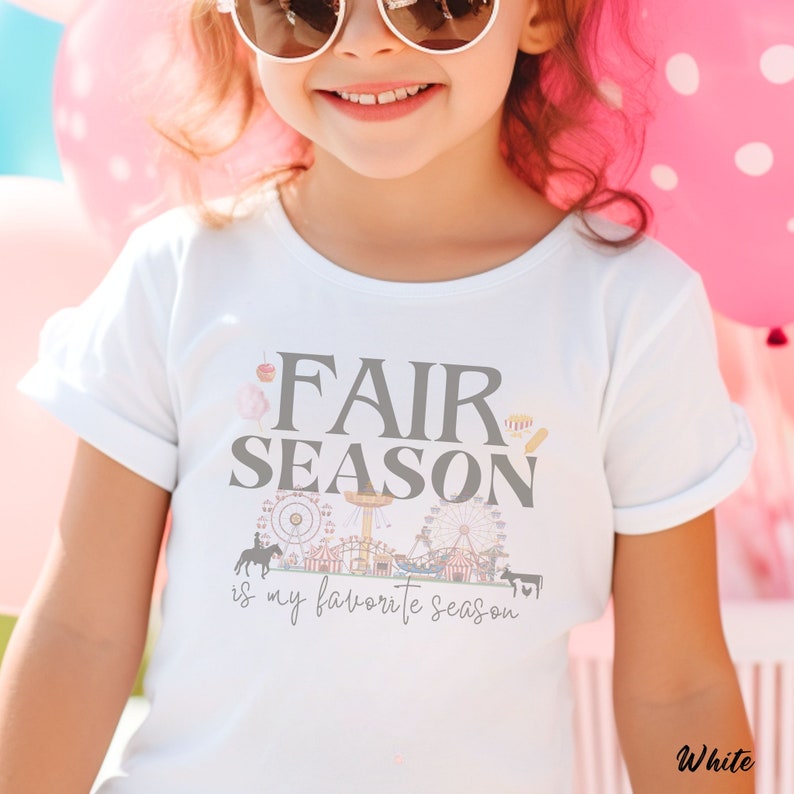 Rabbit Skins Toddler Shirt Girl Boy Fair T, kids cotton candy shirt, Fair Season Shirt, County Fair T-shirt, Fair season Kid fair shirt gift image 1