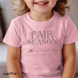 Rabbit Skins Toddler Shirt Girl Boy Fair T, kids cotton candy shirt, Fair Season Shirt, County Fair T-shirt, Fair season Kid fair shirt gift image 2