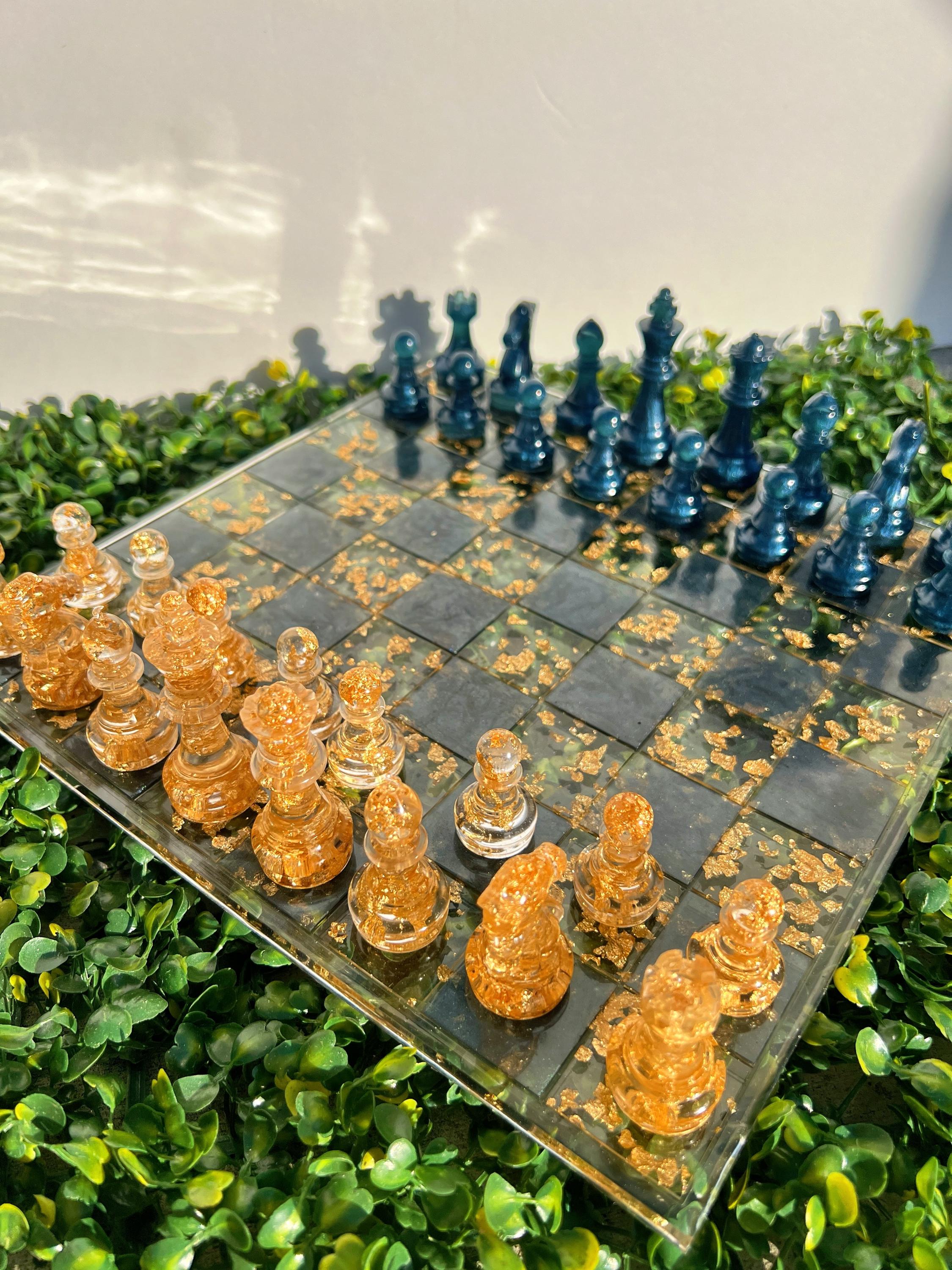 Resin chess board - Etsy 日本