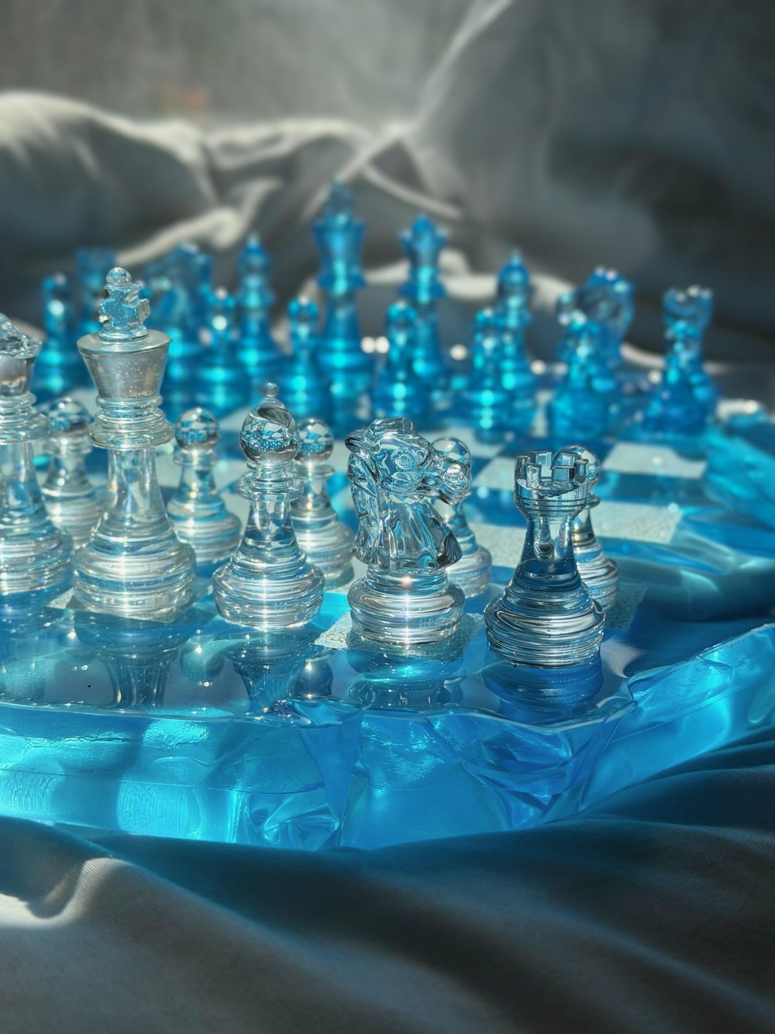 Custom Unique Resin Chess Set | 14