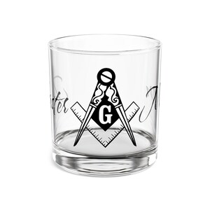 Master Mason Rocks Glass